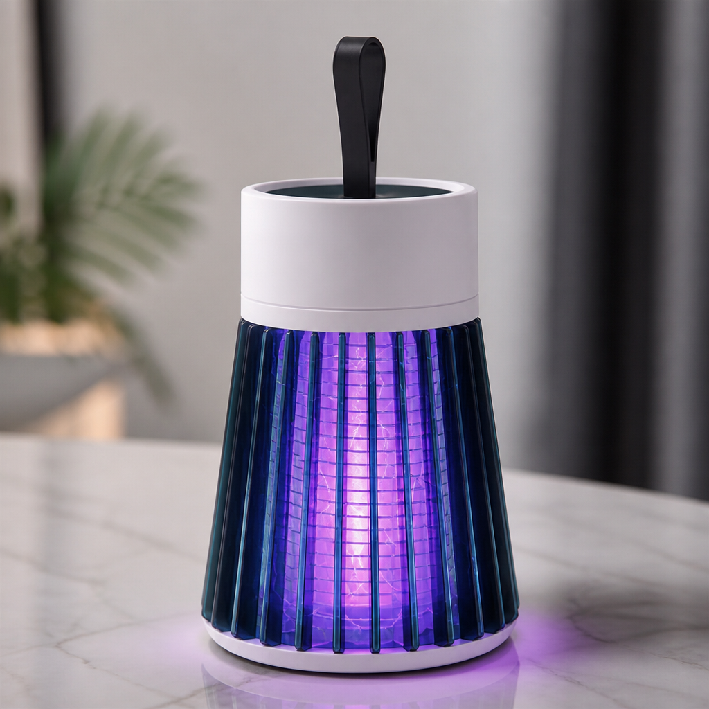 ZephyrGuard™ Mosquito & Fly Trap Lamp — Silent, Chemical-Free Protection for Peaceful, Bite-Free Living