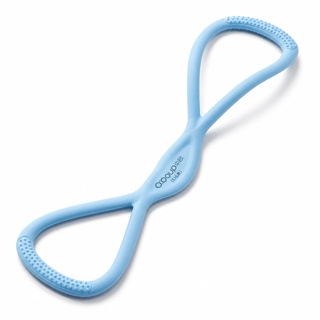 Posture-Correcting Silicone Figure-8 Resistance Band
