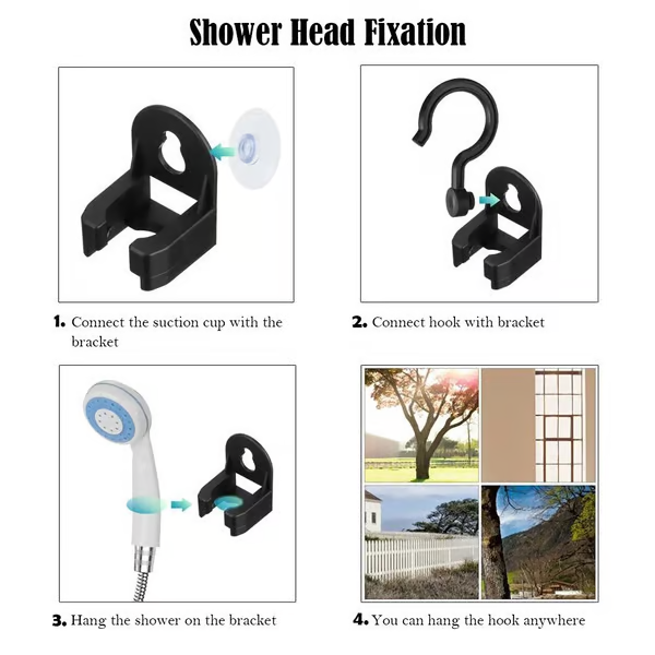 Portable Outdoor Shower with Battery – USB Camping Shower