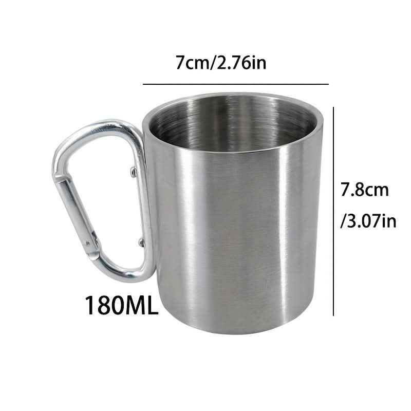 Stainless Steel Camping Mug – Portable and Lightweight