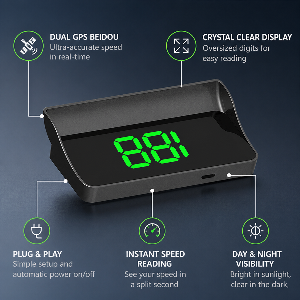 SpeedSight™ — See Your Speed Instantly and Drive with Total Confidence