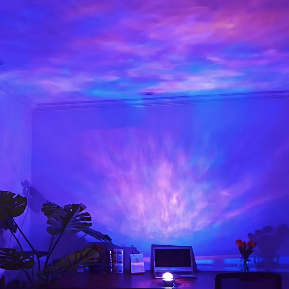 Aurora Galaxy Projector for Relaxing Home Ambiance – NebulaGlow Effect