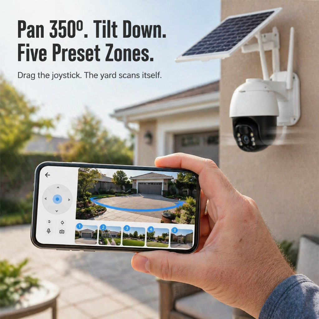 SolarSentry™ Wireless Outdoor Camera — Monitor Every Blind Spot Around the Clock, No Cables, No Fees