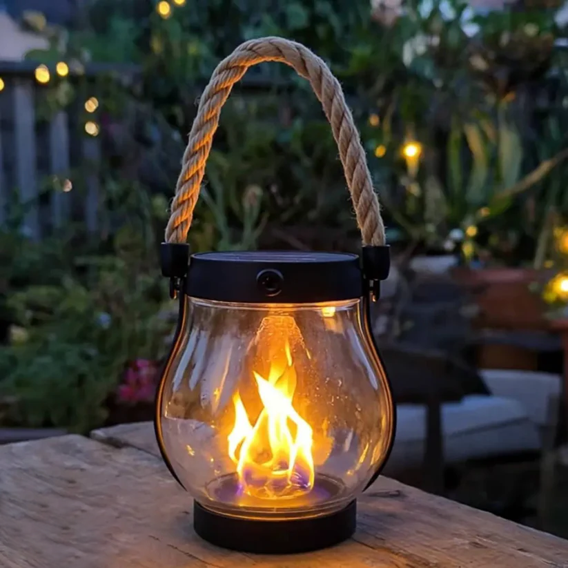 EmberLux™ — Ignite Cozy Nights with Safe, Stunning Solar Flame Glow