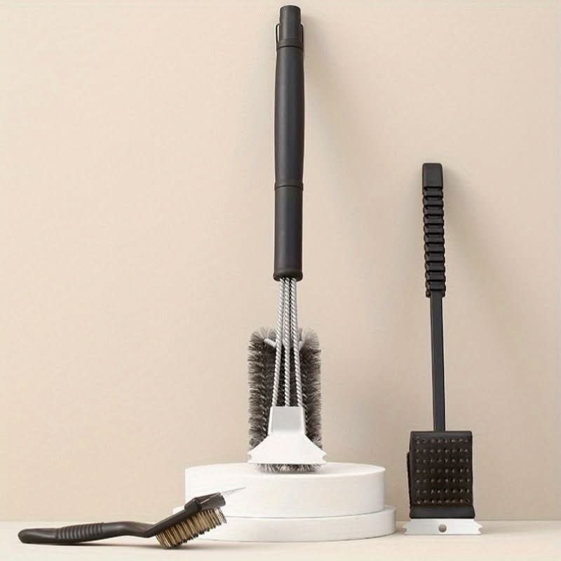 Heavy-Duty Grill Brush Set for Outdoor Cooking
