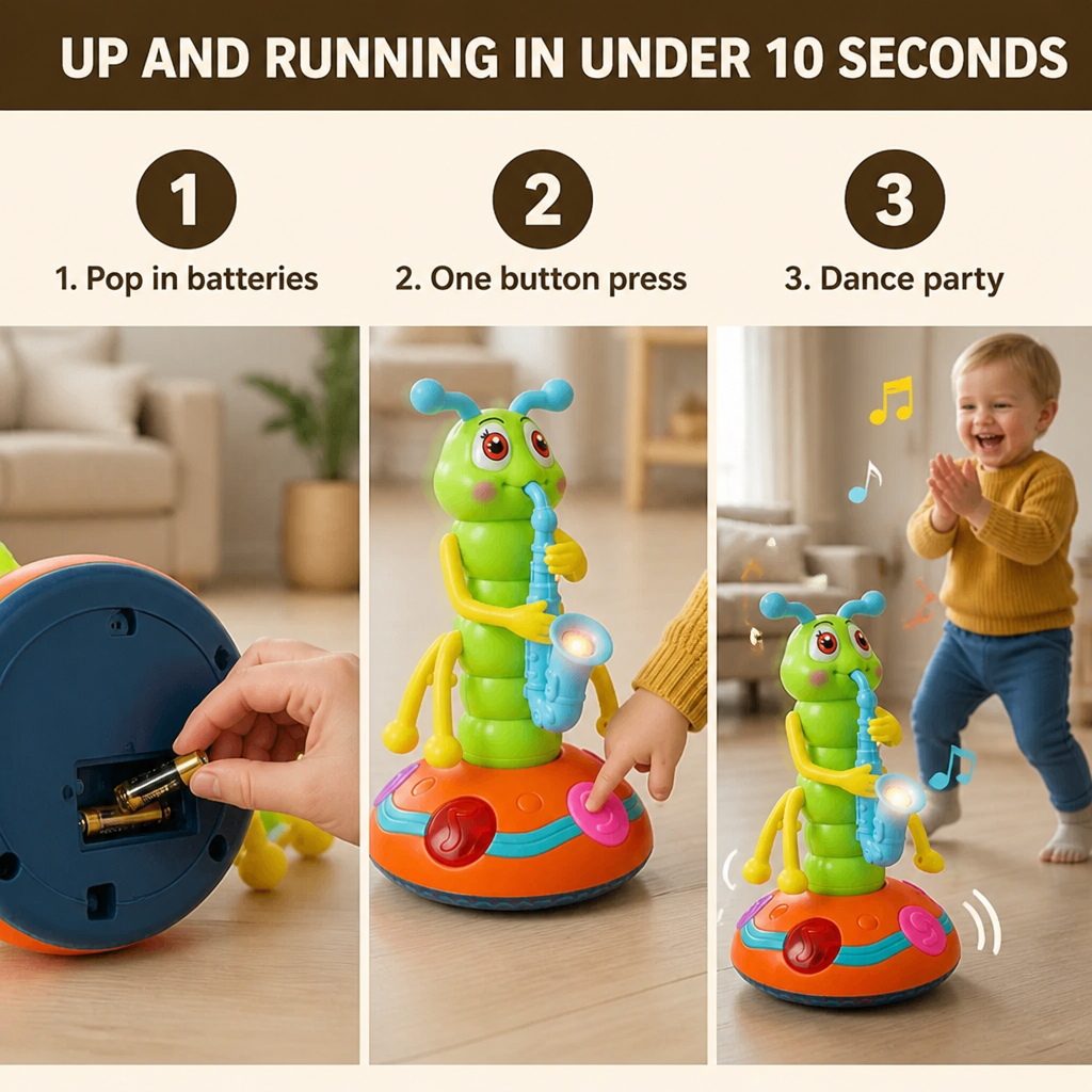 JoyJammy™ — Has Toddlers Moving, Laughing, and Developing Genuine Motor Skills Instantly