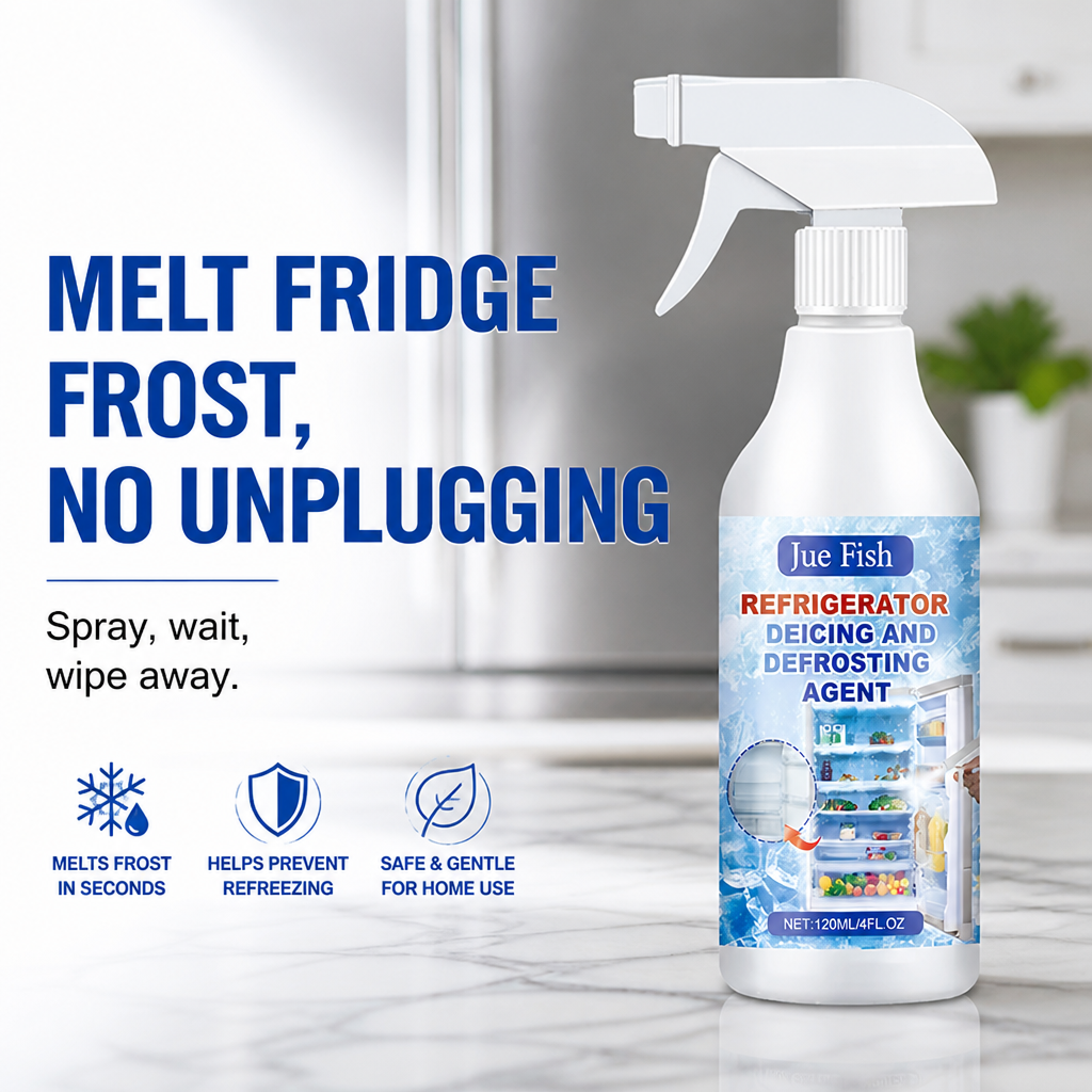 IceShield™ — Melt Fridge Frost in Seconds, No Scraping or Unplugging