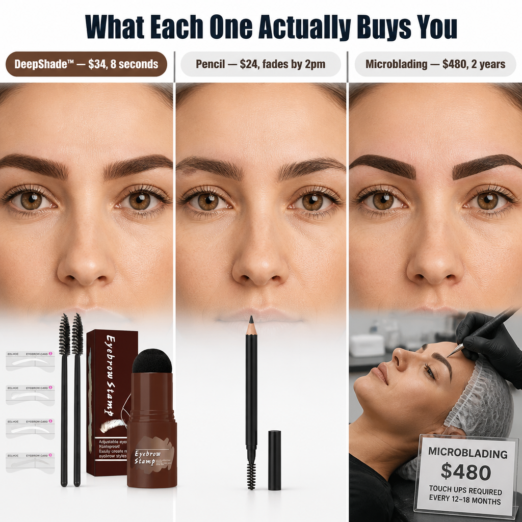 DeepShade™ — Press-On Brows That Appear Natural, Not Painted