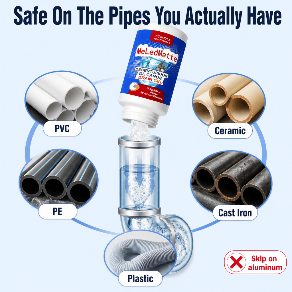 FlowForce™ — Dissolve Hair Blockages Overnight Without Plunging or Needing a Plumber