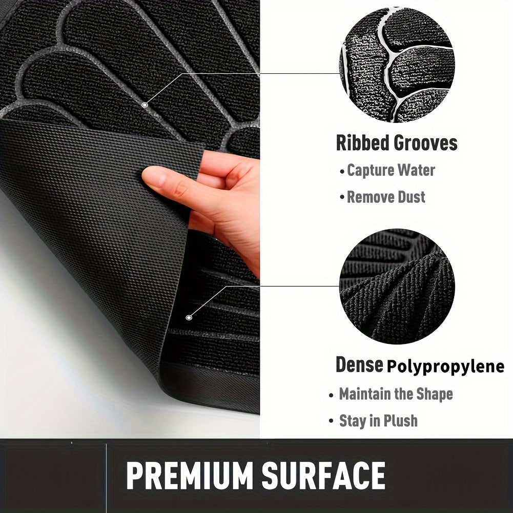 Non-Slip Half-Circle Rubber Mat – Suitable for Indoor and Outdoor