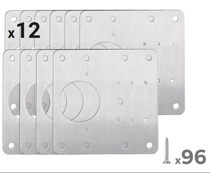 Kitchen Cabinet Hinge Plate Kit