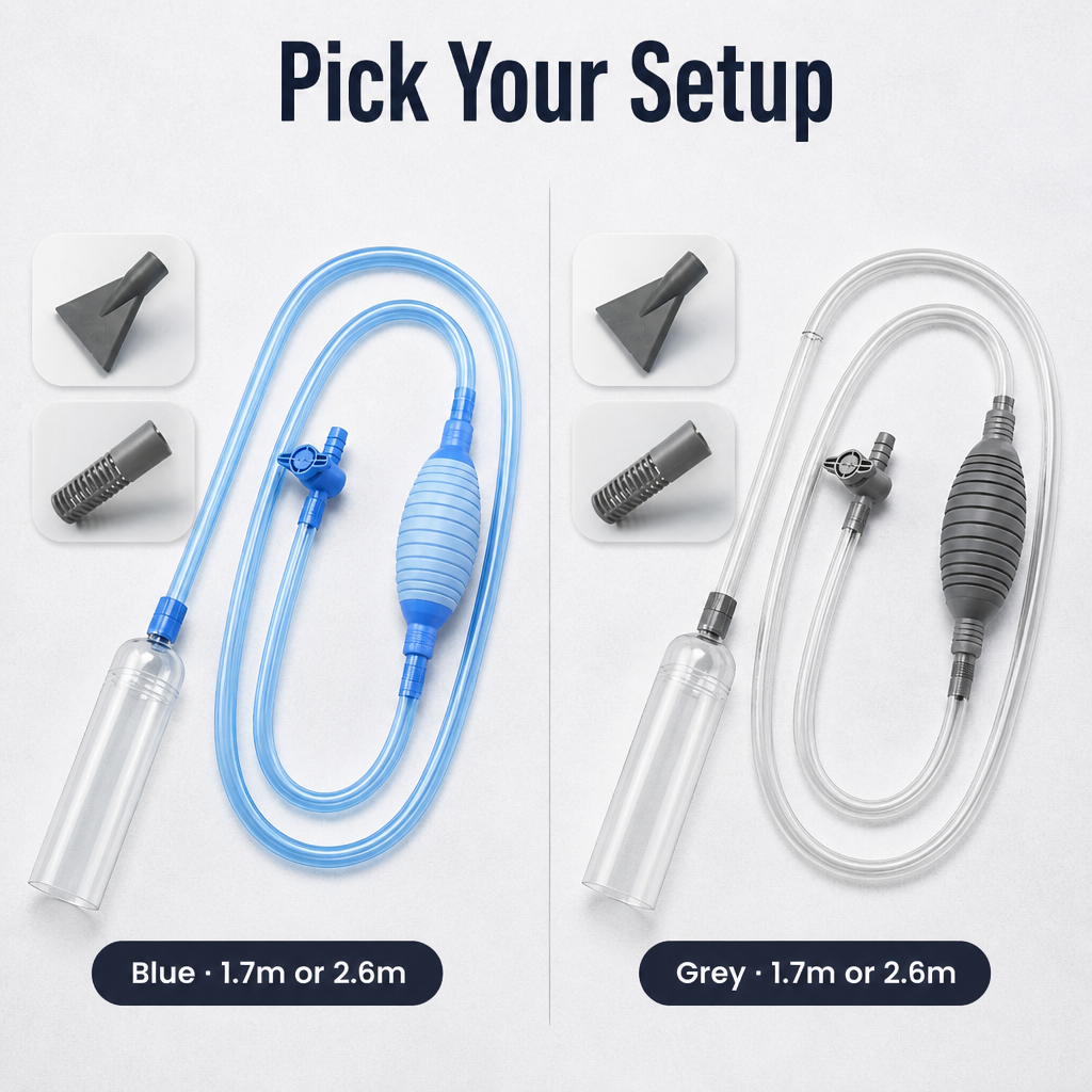 Flexora™ — Clean Your Tank in 5 Minutes Flat Without Bending or Mouth-Priming