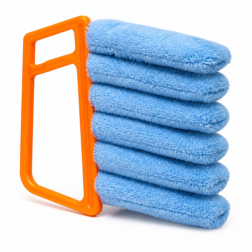 Multi-Arm Microfiber Blind Cleaner (Cleans Up To 6 Slats)