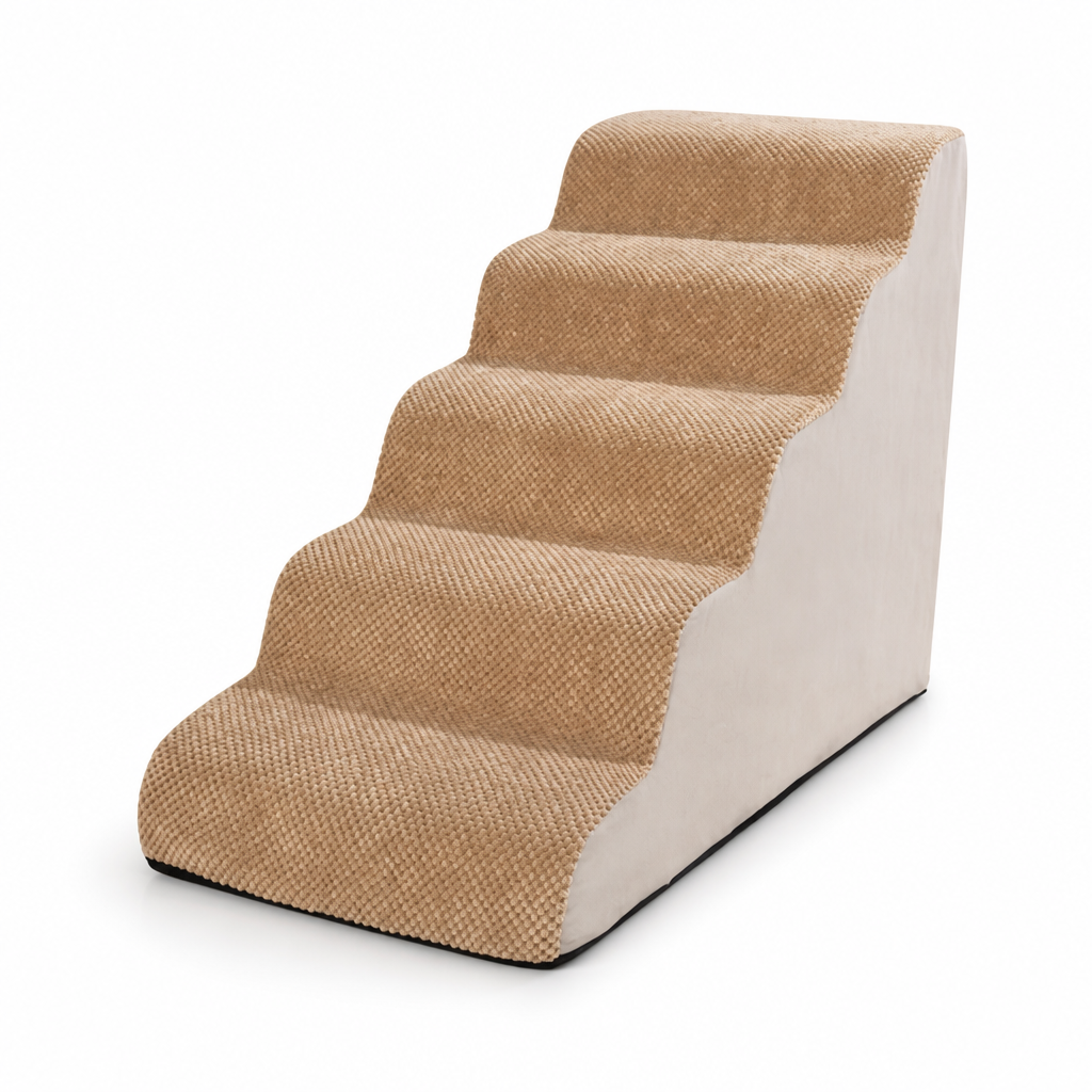 Non-Slip Cushioned Pet Stairs (Removable Washable Cover)
