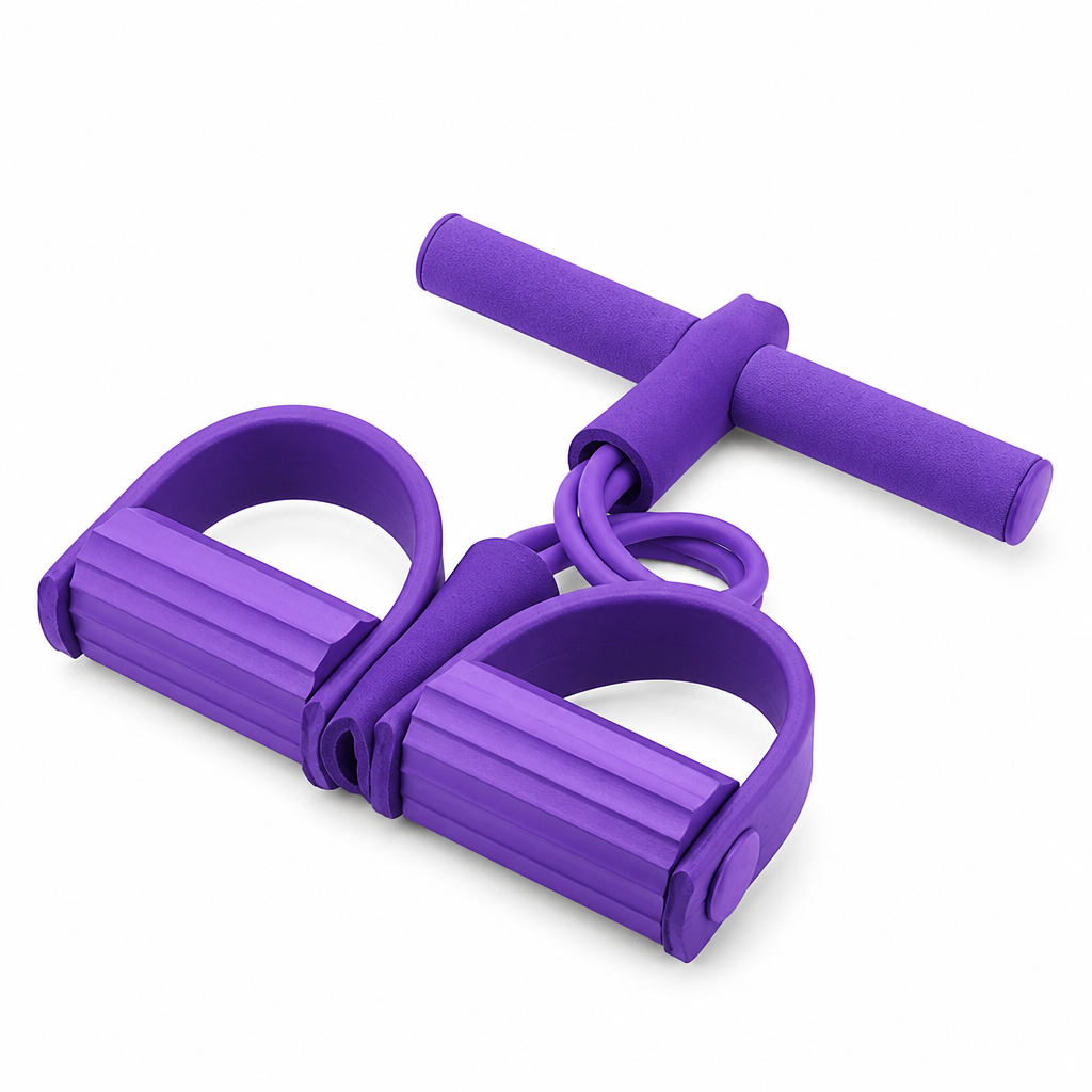Thickened Latex & Non-Slip Foot Pedal Resistance Band Trainer