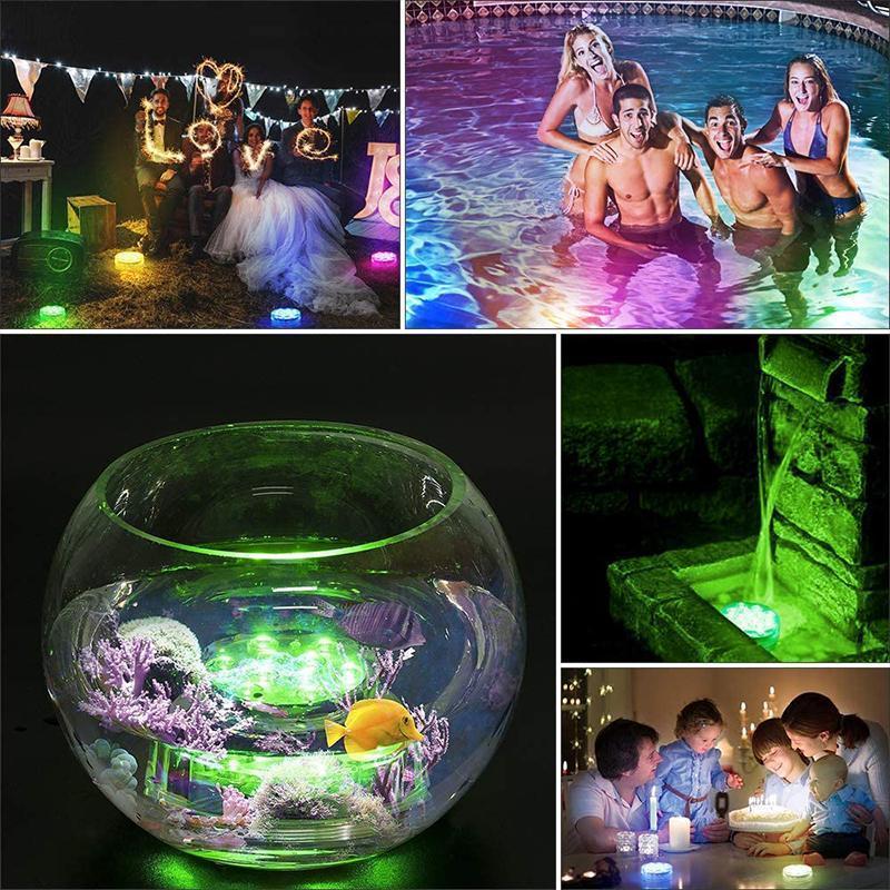 Remote-Controlled LED Underwater Light for Pool and Aquarium