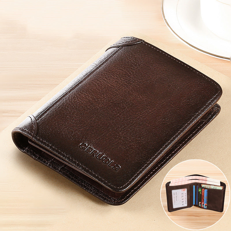 Compact Secure Wallet for Men – RFID Blocking Technology