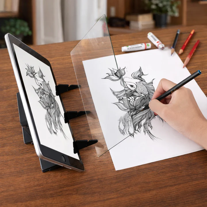 Image Tracing Board with Smartphone Stand – Accurate Drawing Tool
