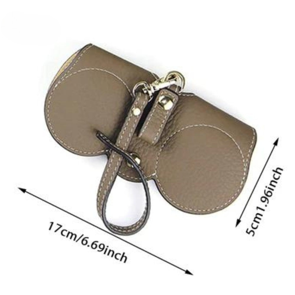 Bow Design PU Leather Eyewear Case