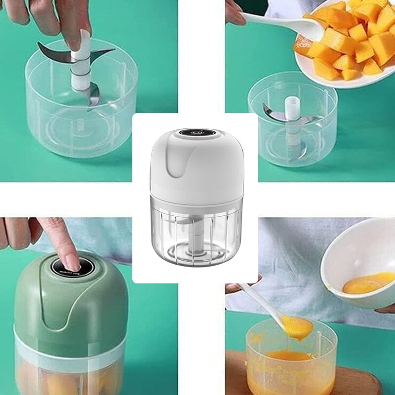 USB Rechargeable Garlic Chopper – Electric Food Processor