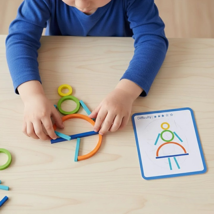 Children's Wooden Puzzle – Fun Way to Enhance Logic and Focus