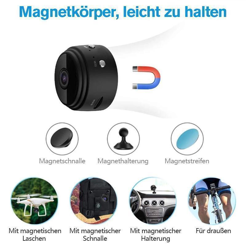 WiFi Mini Camera with Night Vision and Magnetic Mount