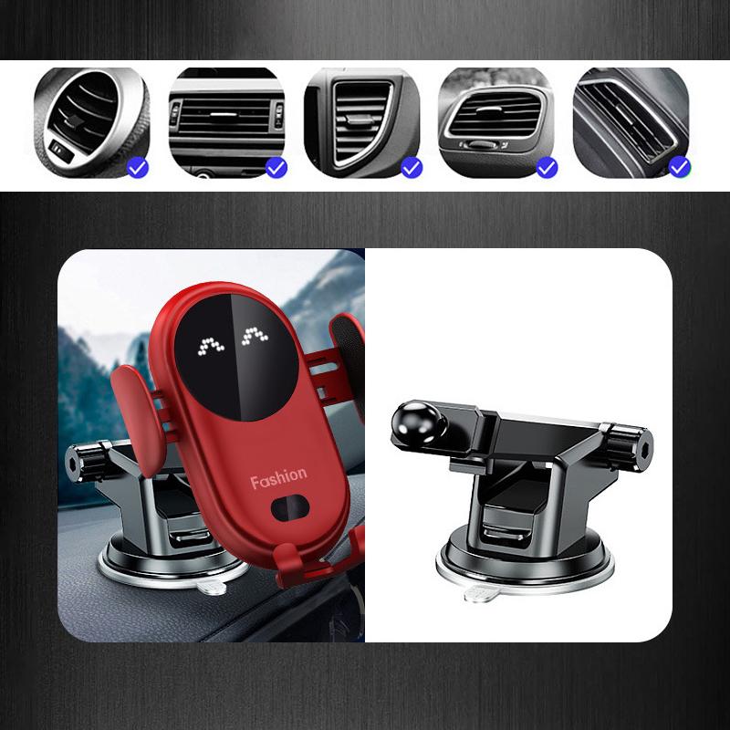 Car Mount with Wireless Charger for Smartphones