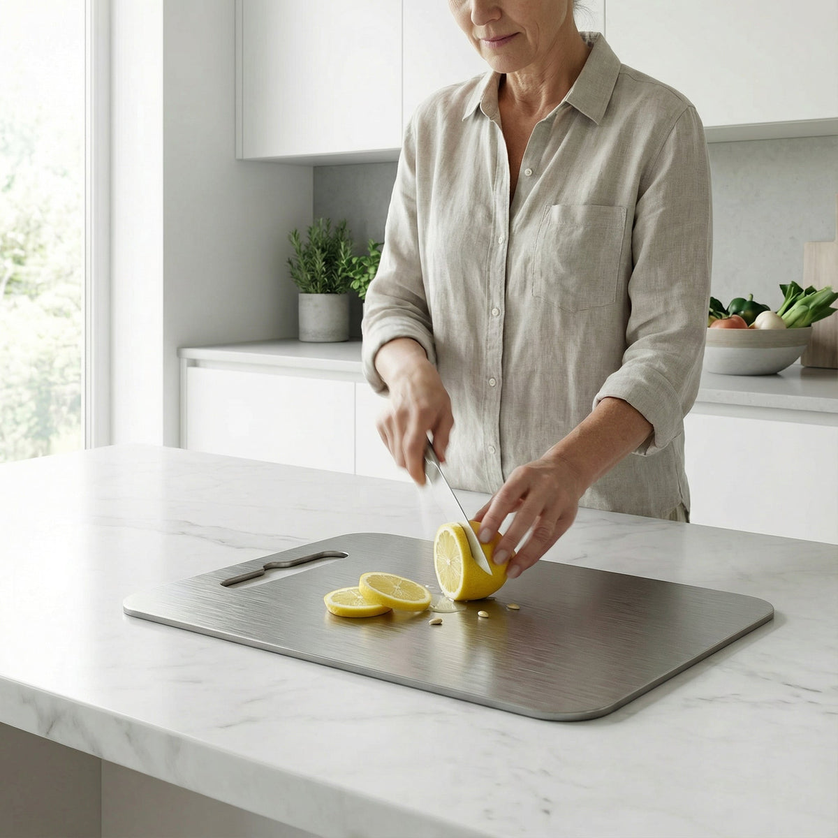 Titanium Coated Cutting Board – Durable, Non-Porous & Easy to Clean