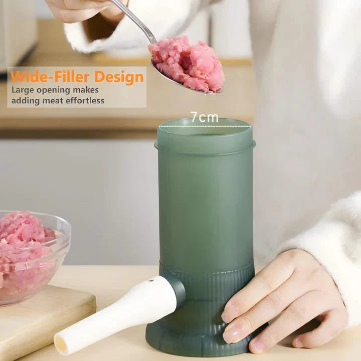 Hand-Powered Sausage Filler – Achieve Uniform Casings Without Power