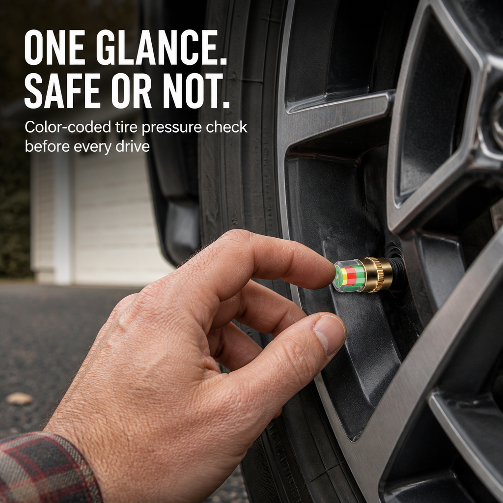 VeloGuard™ — Spot Low Tire Pressure Instantly Before Each Ride