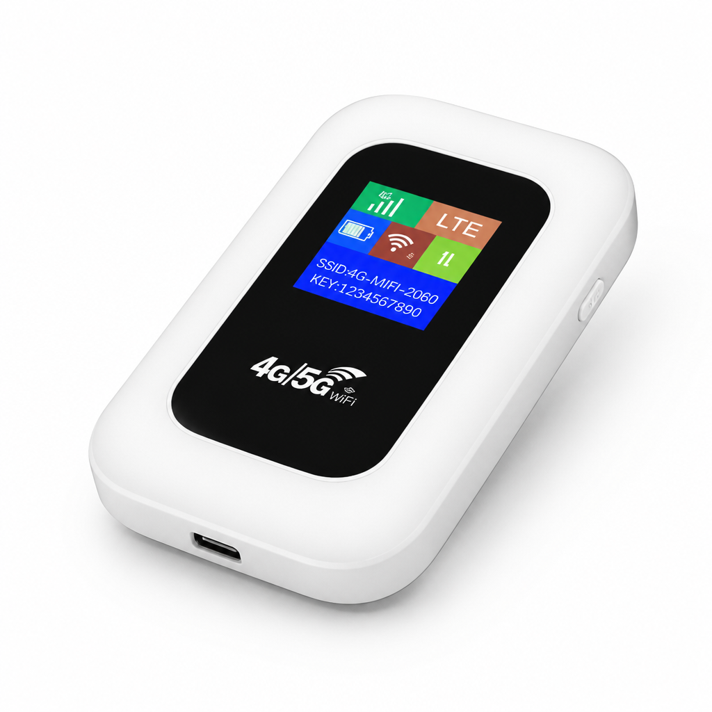 Pocket-Sized 5G SIM-Compatible Wi-Fi Router