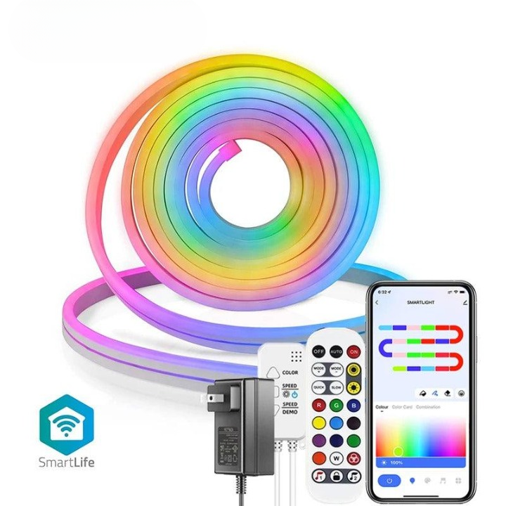 App-Controlled LED Light Strip – Music Responsive and Flexible