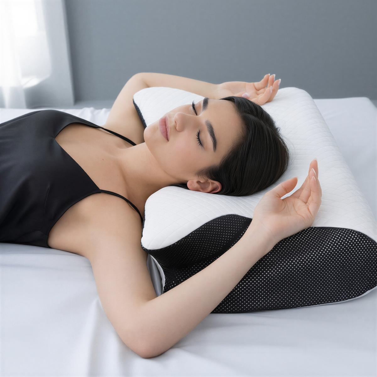Contour Memory Foam Pillow for Cervical Neck Support - Orthopedic