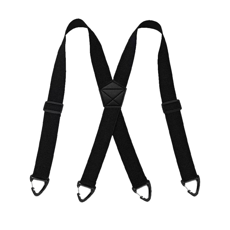 Adjustable Non-Slip Suspenders with Four Clips