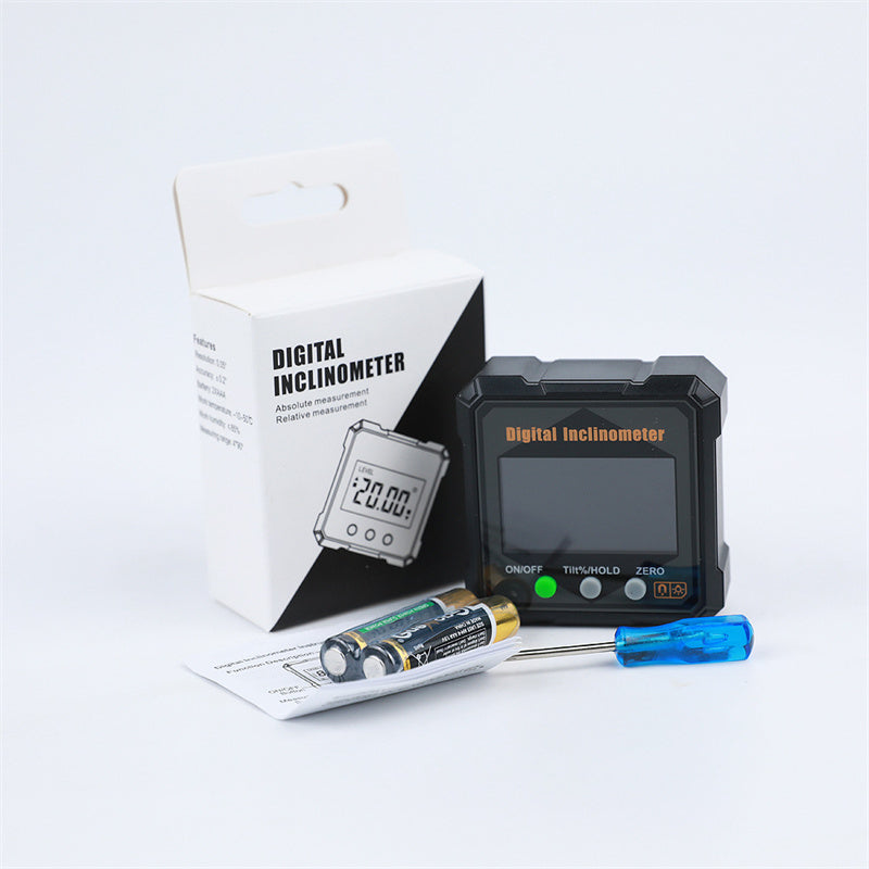 Digital Angle Finder with Magnetic Base - Waterproof Design