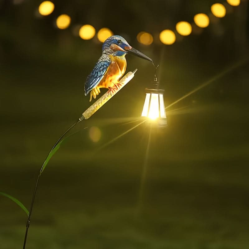Solar Hanging Light for Garden - Hummingbird Lantern