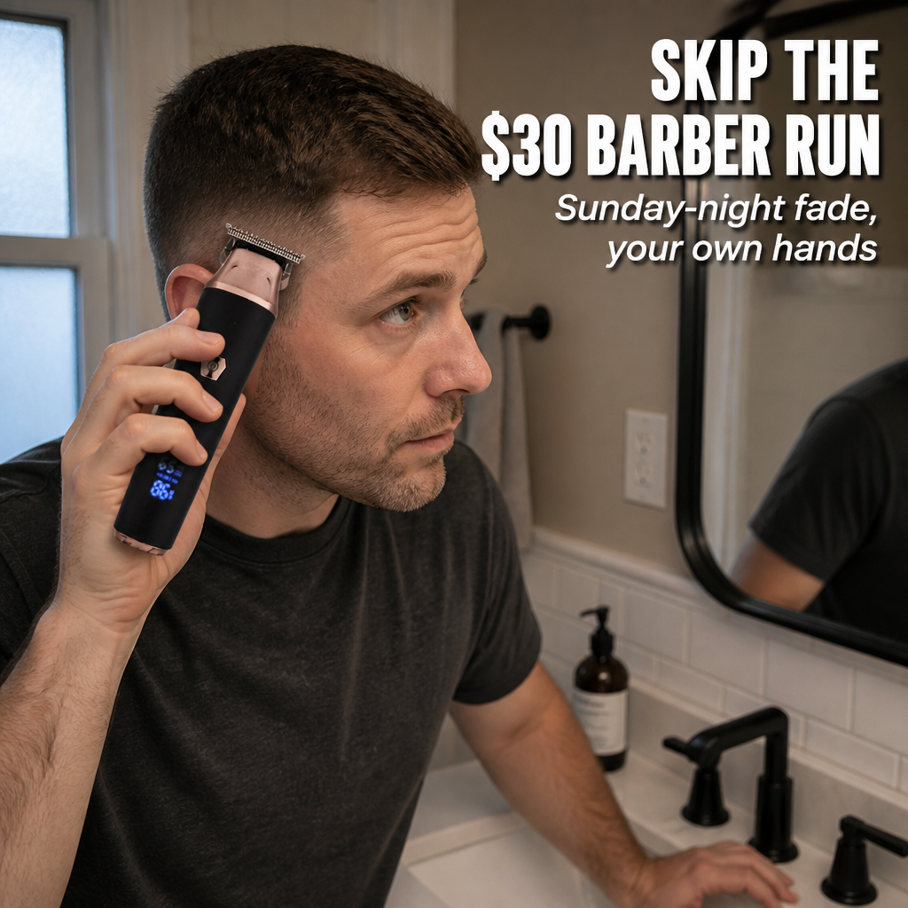 TitanEdge™ — Achieve Pro Fades at Home Without Mid-Cut Battery Failures