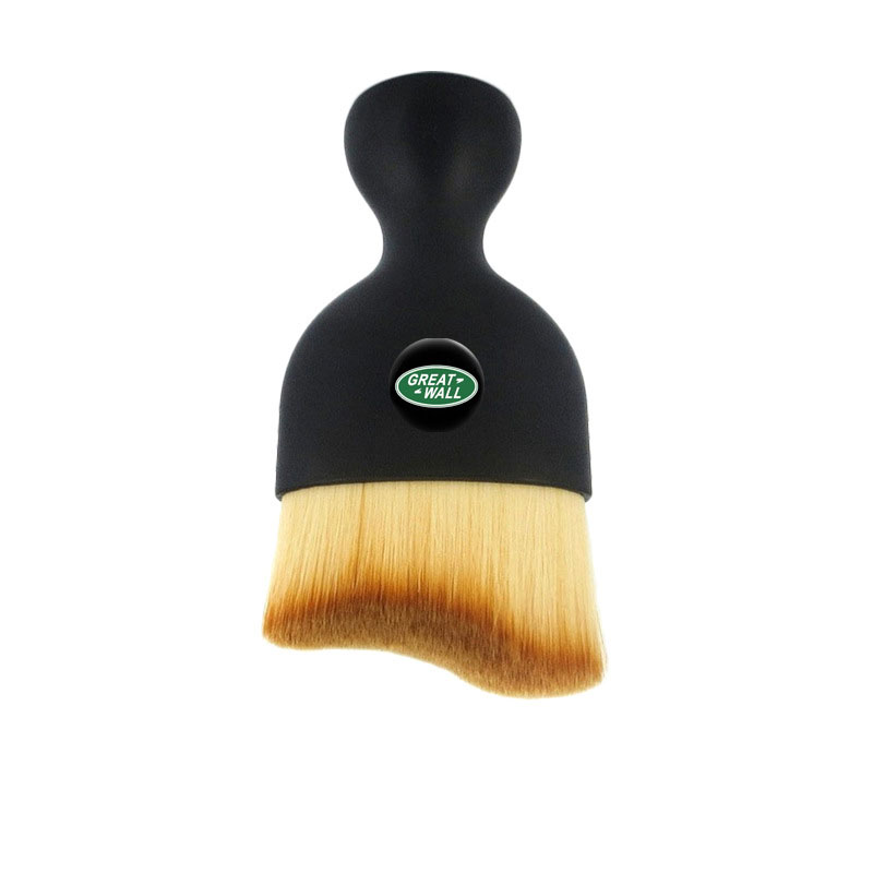 Set of 2 Soft Bristle Brushes for Car Interior Cleaning