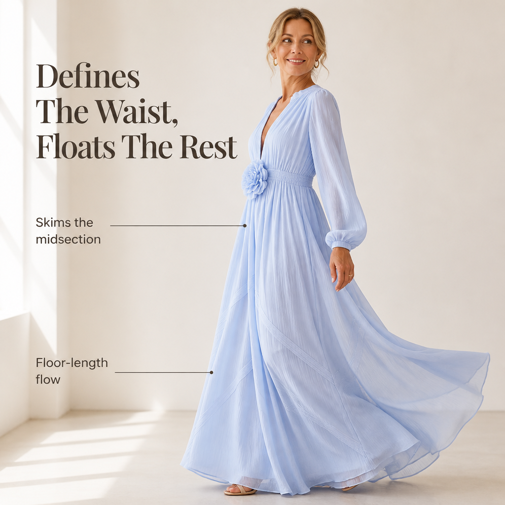 Florelle™ — Glide From Garden Party to Dinner in a Single Pocketed Maxi