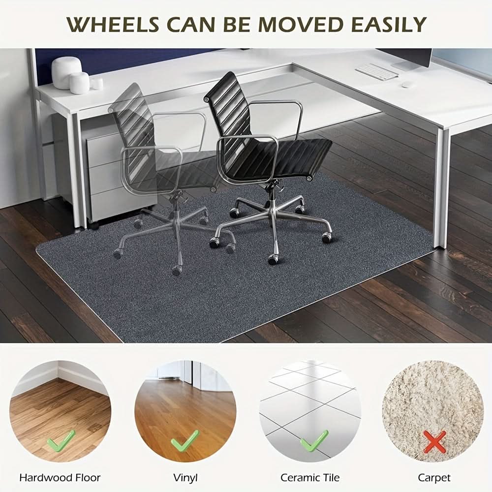 Chair Mat for Office and Hardwood Floors – Durable Floor Protector