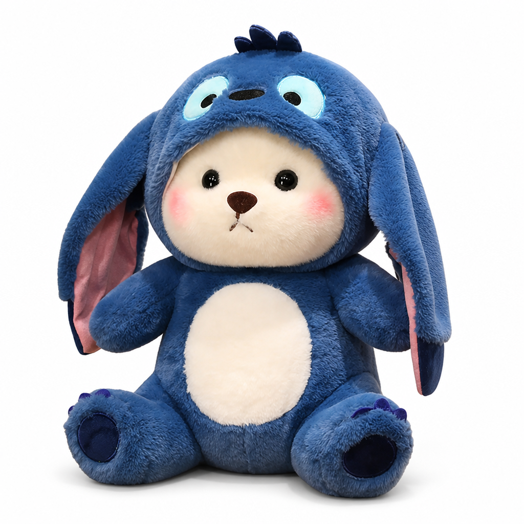 Soft Plush Hooded Bear Toy (Multiple Sizes)
