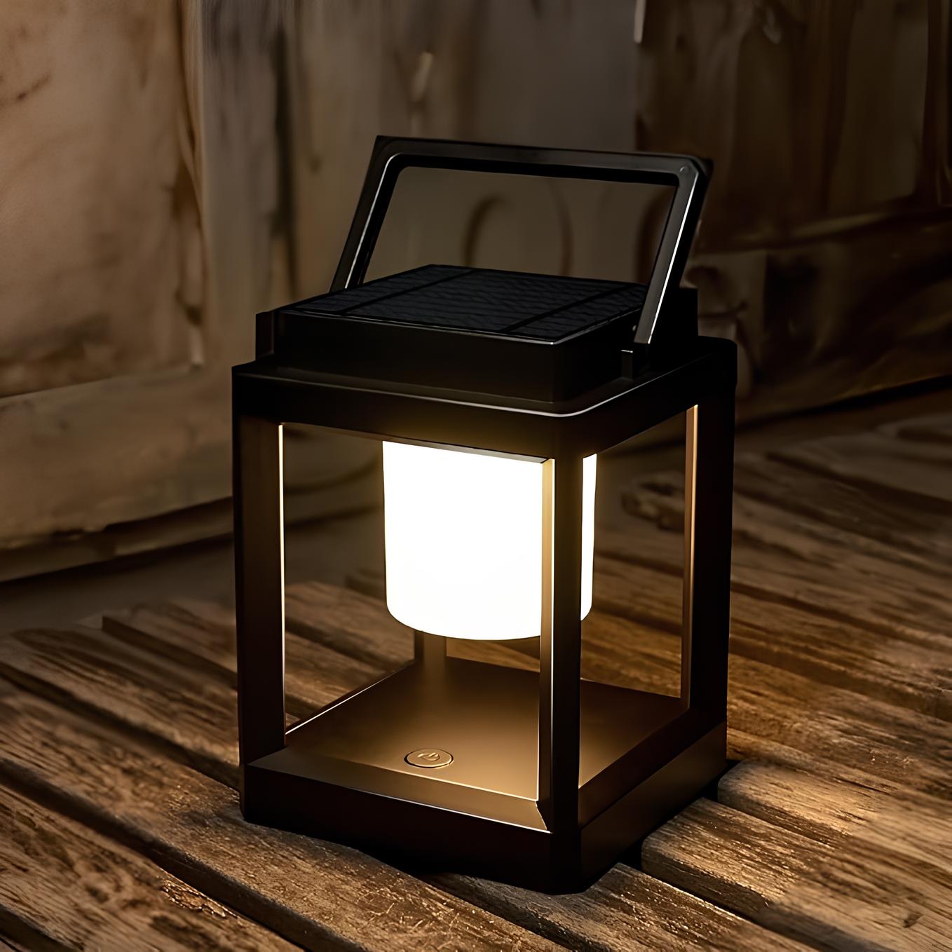 USB Rechargeable Solar Lantern for Garden – 10 Hours Illumination