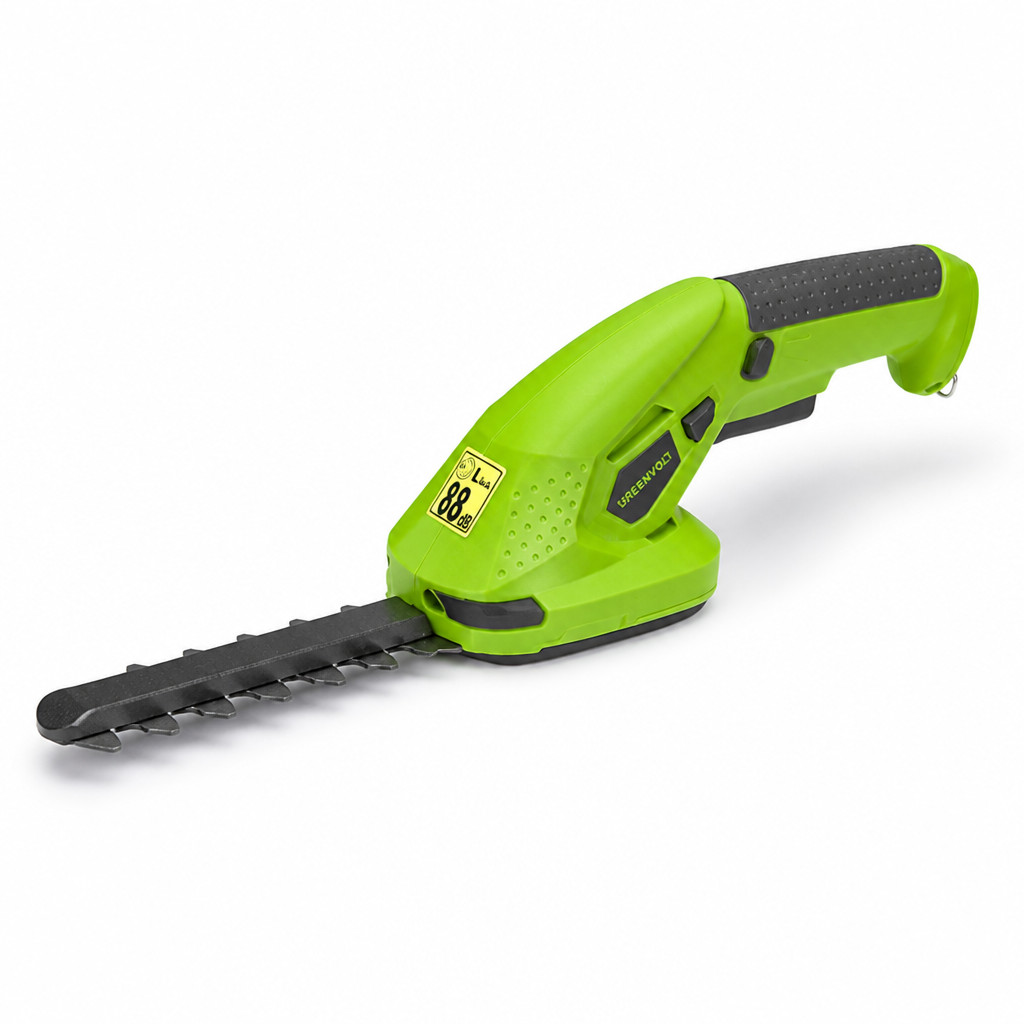 Cordless 2-in-1 Tool-Free Hedge Trimmer & Grass Shears
