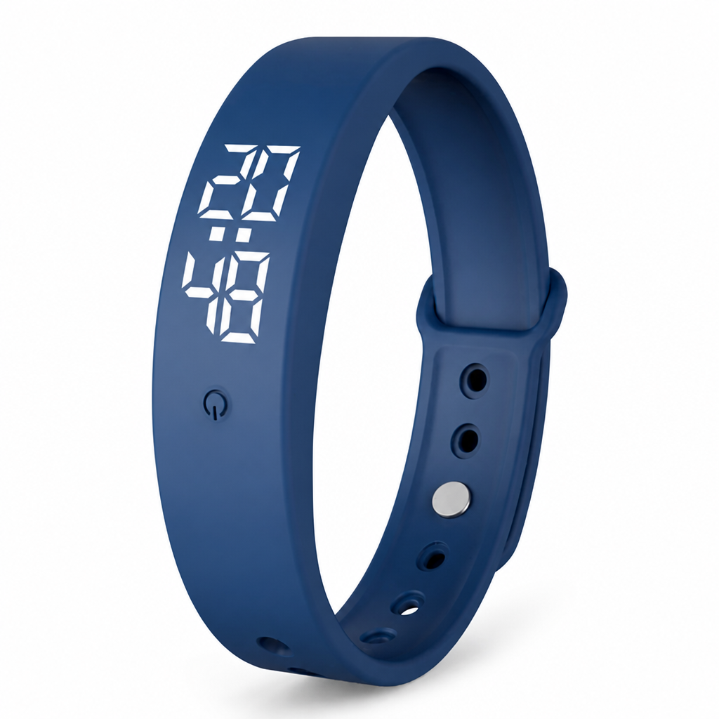 Silent Vibration Waterproof Health-Tracking Smartwatch