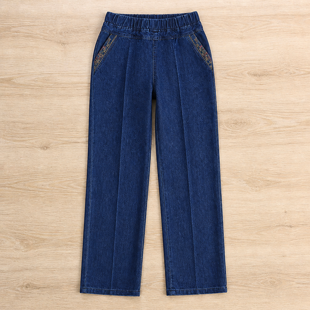 VelloraFlex™ — Jeans That Sculpt Your Curves and Free Your Every Move