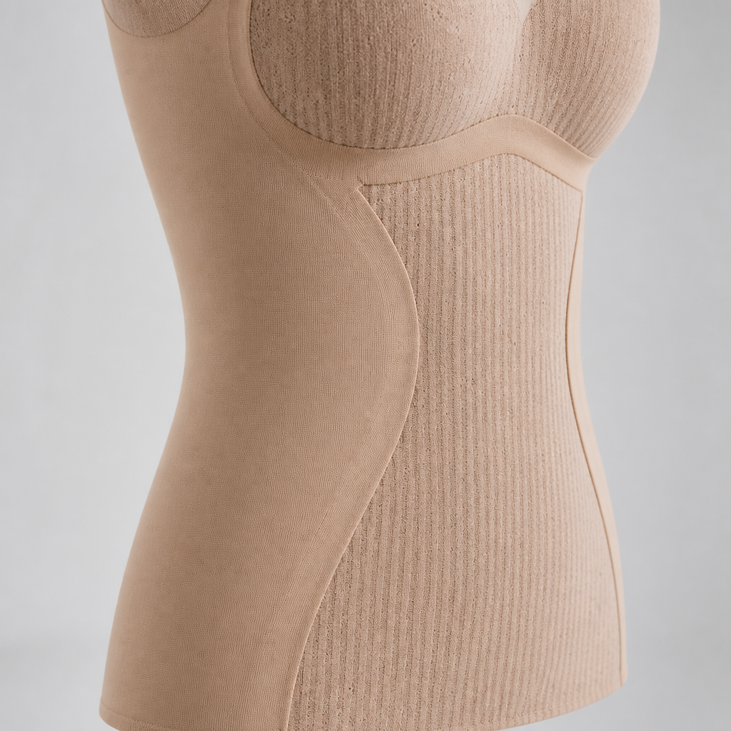 VeloFlex™ – Thermal Seamless Contouring Camisole Featuring Integrated Lace Bra