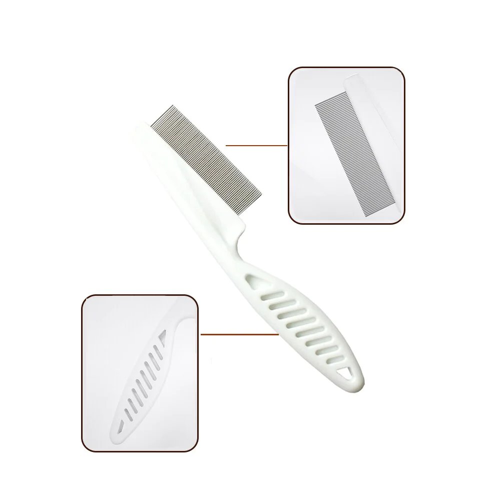 Stainless Steel Tooth Pet Grooming Comb for Gentle Coat Care