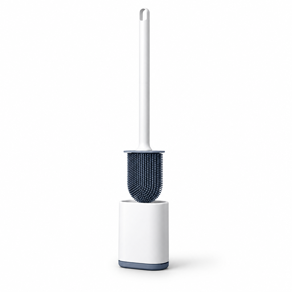 Durable Nylon Bristles & Ergonomic Handle Toilet Brush
