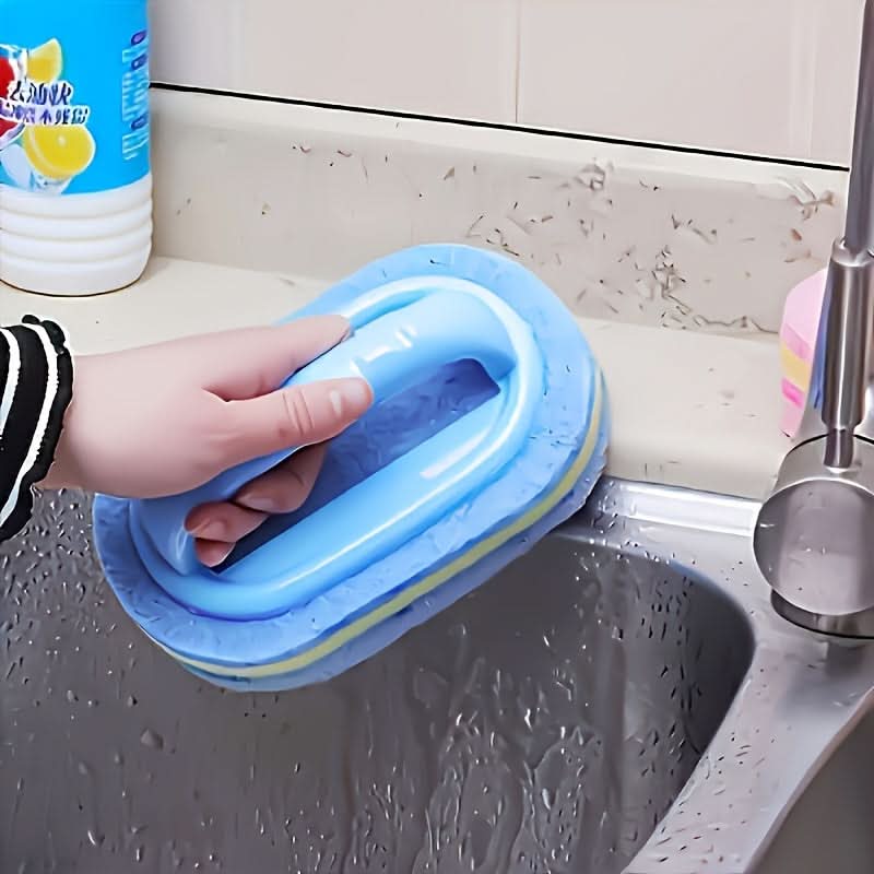 Multi-Surface Cleaning Sponge for Kitchen and Bathroom Use