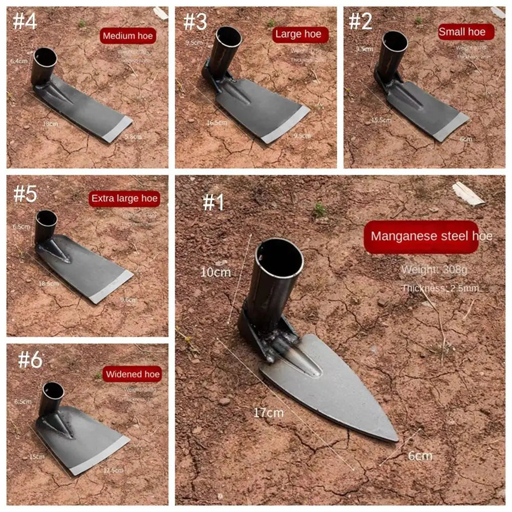 Garden Hoe Made of Manganese Steel – Sturdy Tool for Soil Tilling
